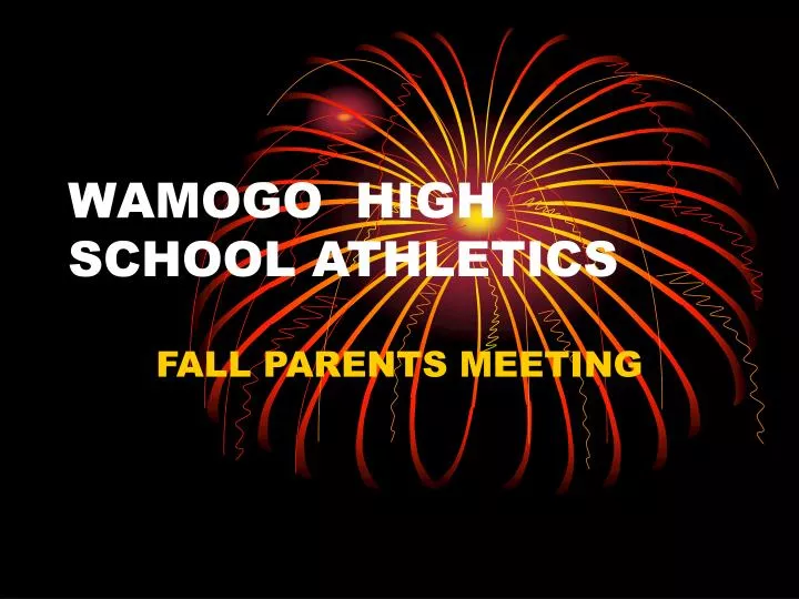 wamogo high school athletics