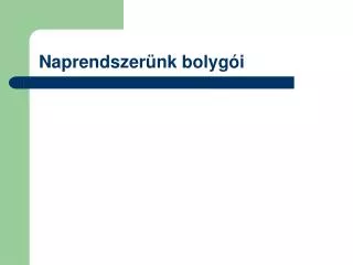 naprendszer nk bolyg i