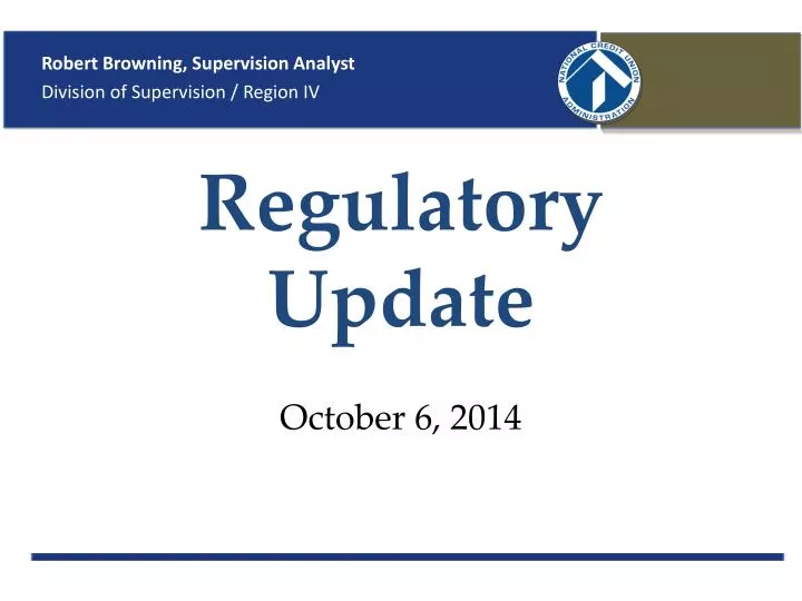 regulatory update