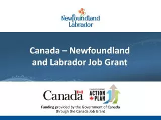 Newfoundland and Labrador Labour Market: Outlook 2020 Technical Briefing: July 13, 2011