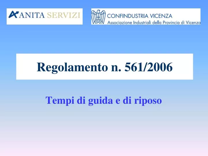 regolamento n 561 2006