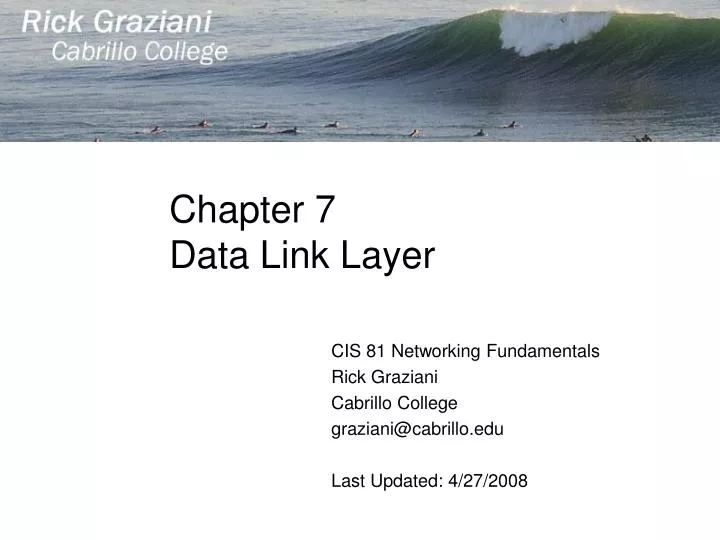 chapter 7 data link layer