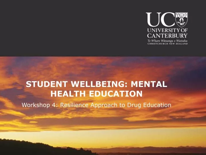 student wellbeing mental health education