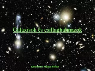 galaxisok s csillaghalmazok