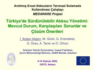 t rkiye de s rd r lebilir at ksu y netimi mevcut durum kar la lan sorunlar ve z m nerileri