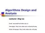 PPT - Design and Analysis of Algorithms PowerPoint Presentation, free ...