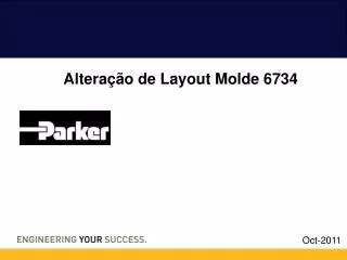 altera o de layout molde 6734