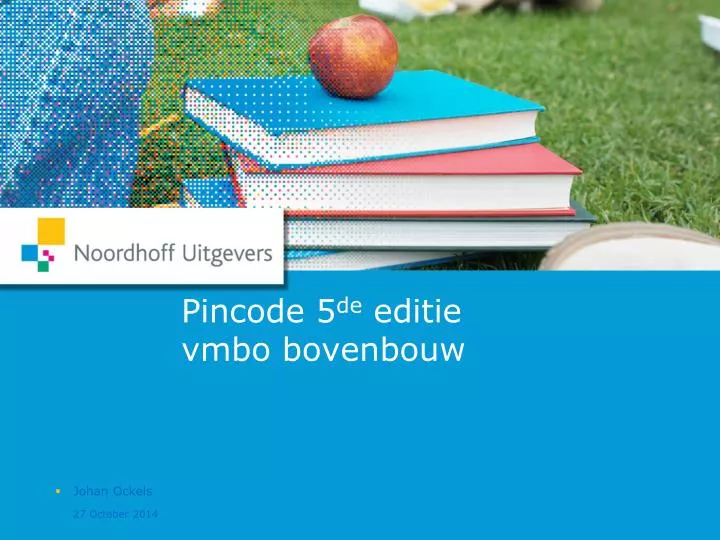 pincode 5 de editie vmbo bovenbouw