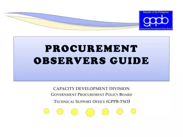 procurement observers guide