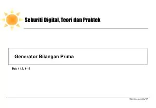 sekuriti digital teori dan praktek
