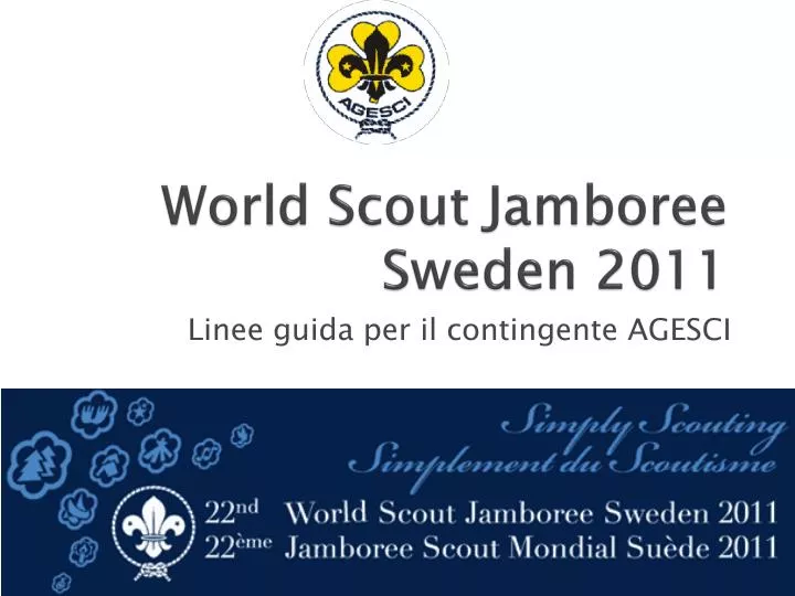 world scout jamboree sweden 2011