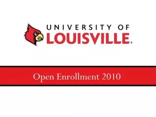Open Enrollment 2010