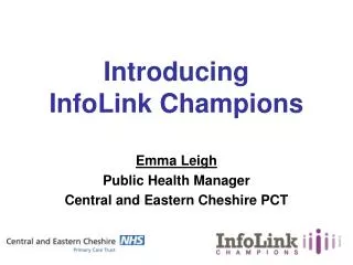 Introducing InfoLink Champions