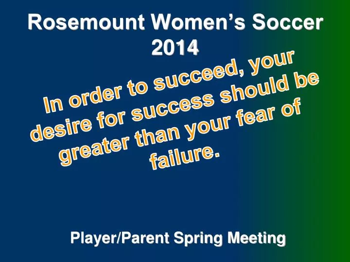 rosemount women s soccer 2014