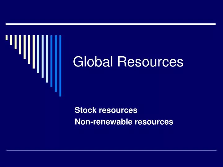 global resources