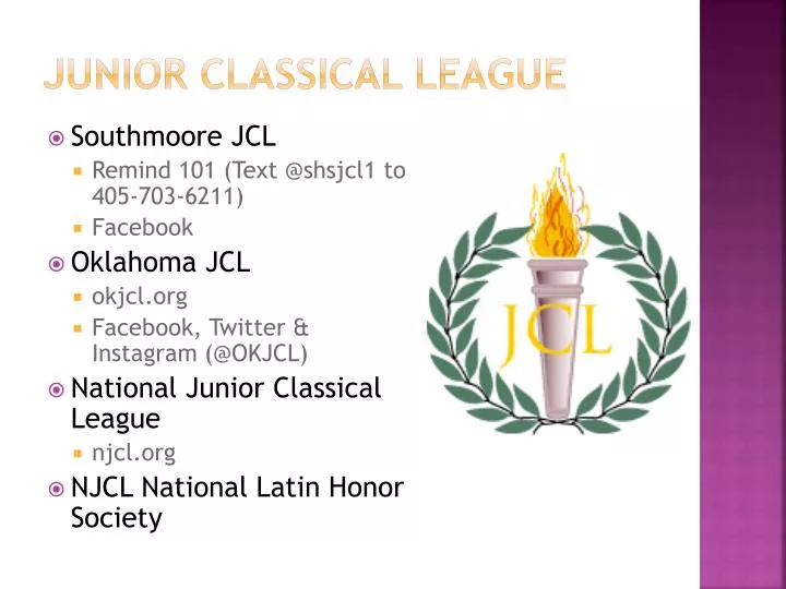 junior classical league