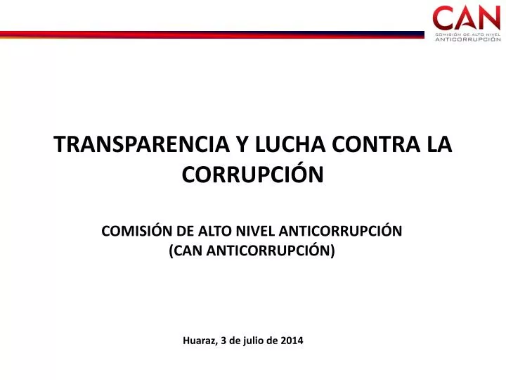 transparencia y lucha contra la corrupci n