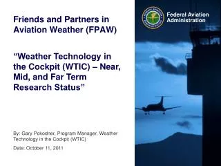 Friends and Partners in Aviation Weather (FPAW)