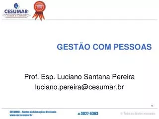 gest o com pessoas