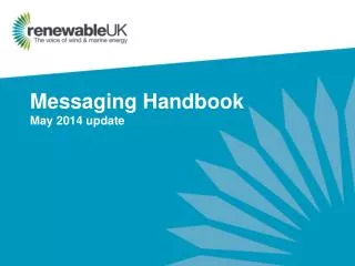 Messaging Handbook May 2014 update