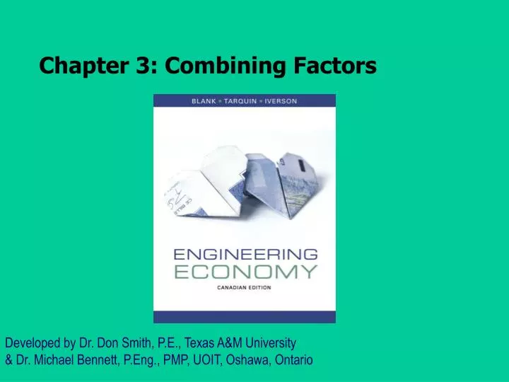chapter 3 combining factors