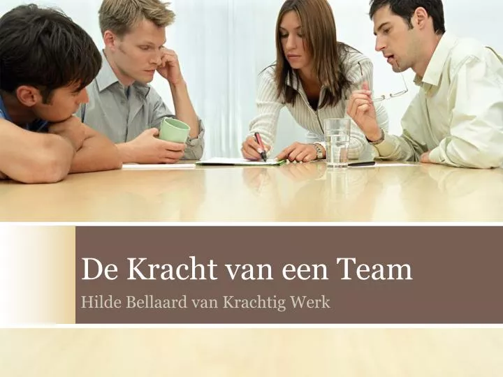 de kracht van een team