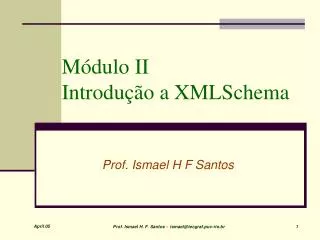m dulo ii introdu o a xmlschema