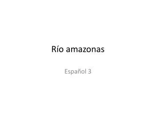 r o amazonas