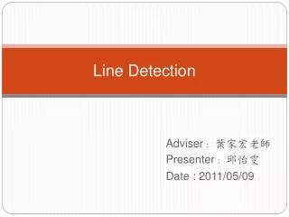 Line Detection
