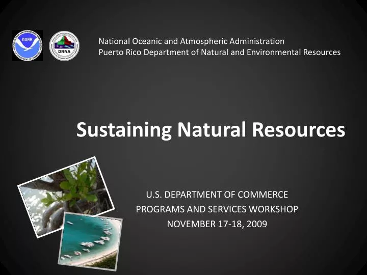 sustaining natural resources