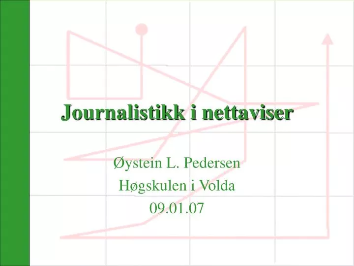 journalistikk i nettaviser