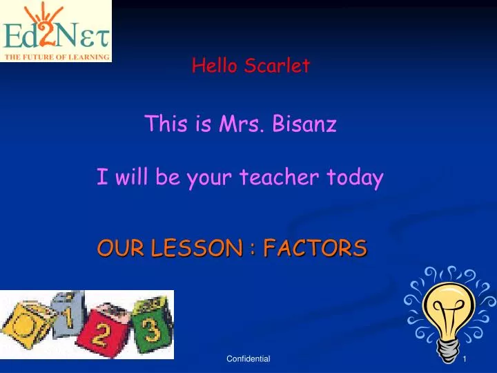 our lesson factors