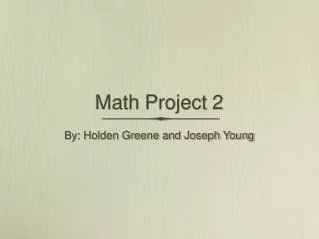 Math Project 2