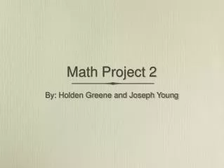 math project 2