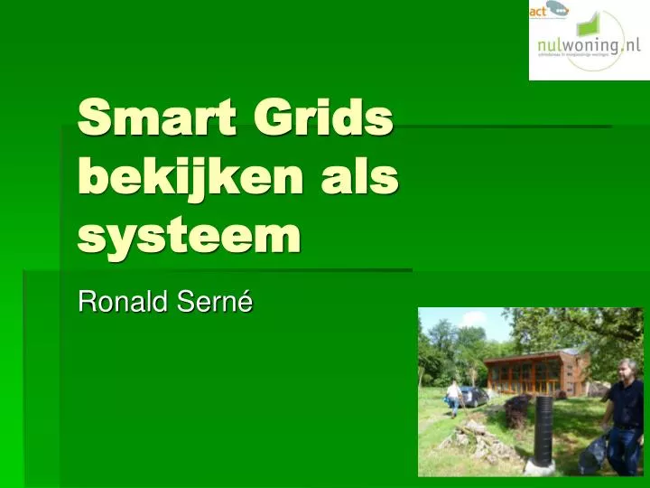smart grids bekijken als systeem
