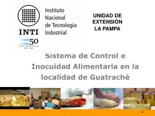 sistema de control e inocuidad alimentaria en la localidad de guatrach