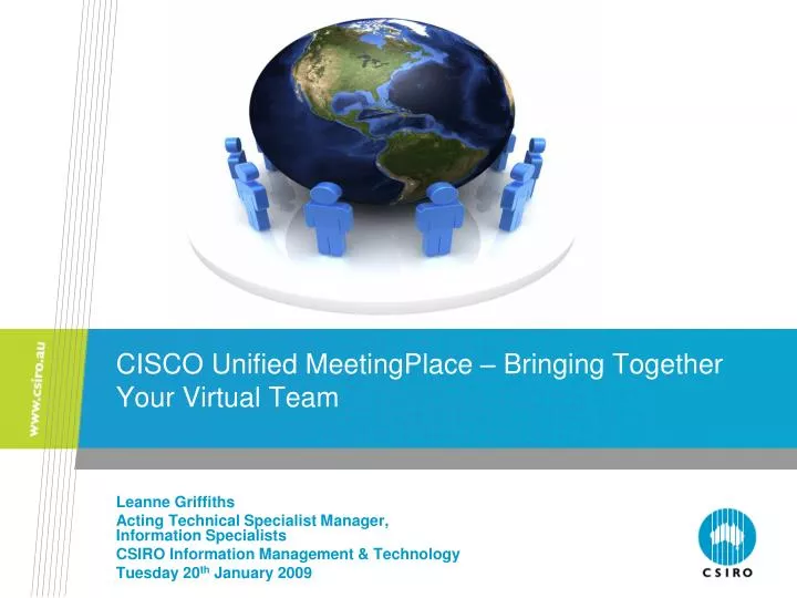 cisco unified meetingplace bringing together your virtual team