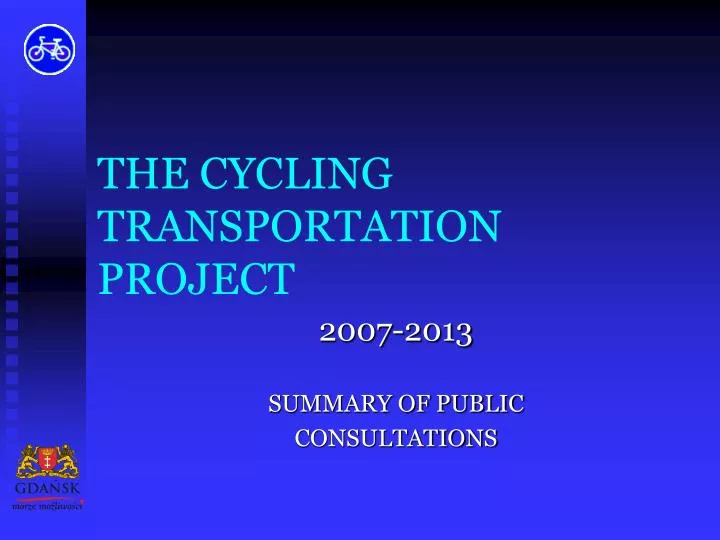 the cycling transportation project