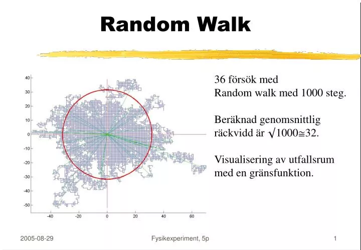 random walk