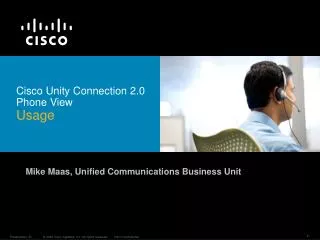 Cisco Unity Connection 2.0 Phone View Usage