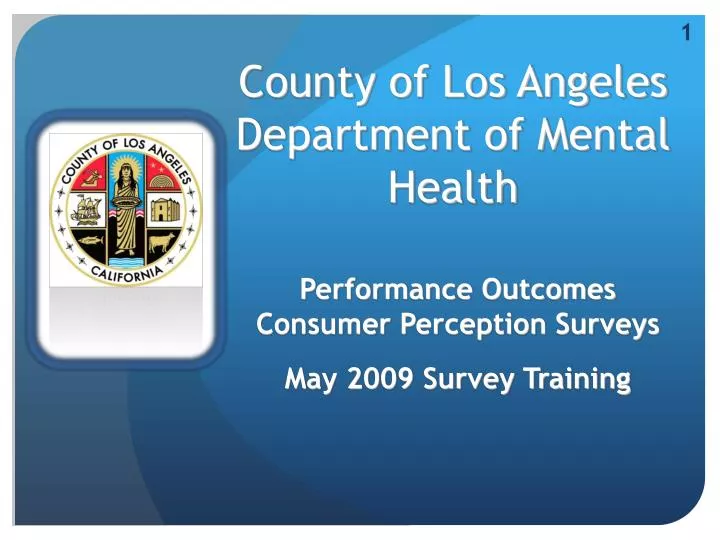 county of los angeles department of mental health