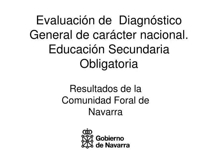 evaluaci n de diagn stico general de car cter nacional educaci n secundaria obligatoria