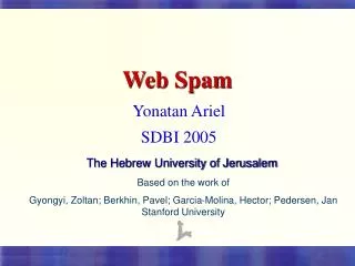Web Spam