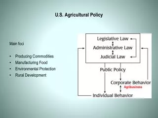 U.S. Agricultural Policy