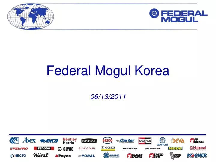 federal mogul korea