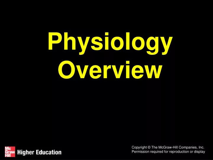 physiology overview