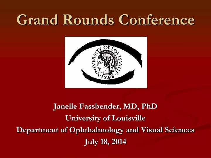 grand rounds conference