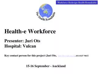 15-16 September - Auckland