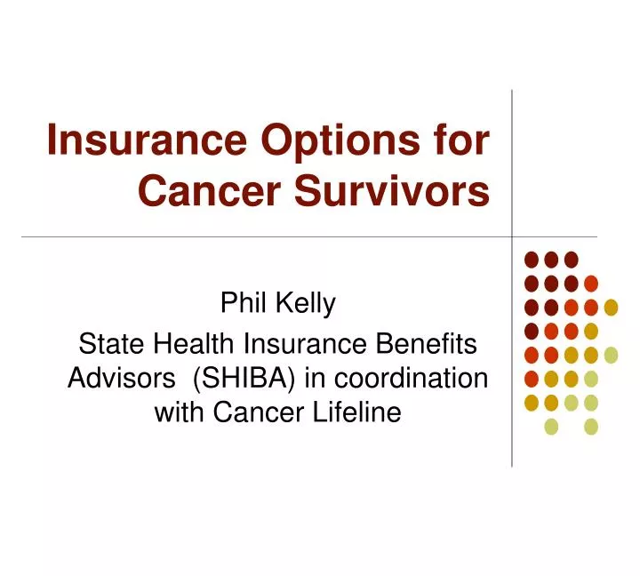 insurance options for cancer survivors