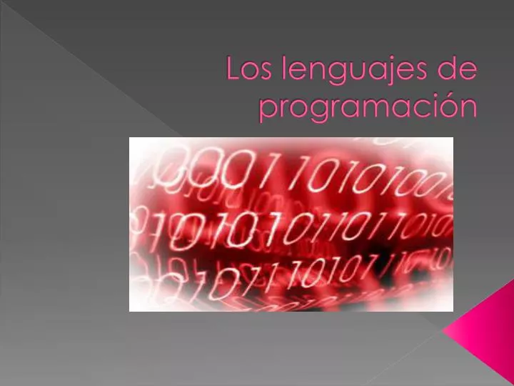 los lenguajes de programaci n